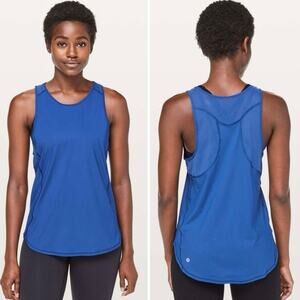 Lululemon Sculpt Tank II Cyber Blue